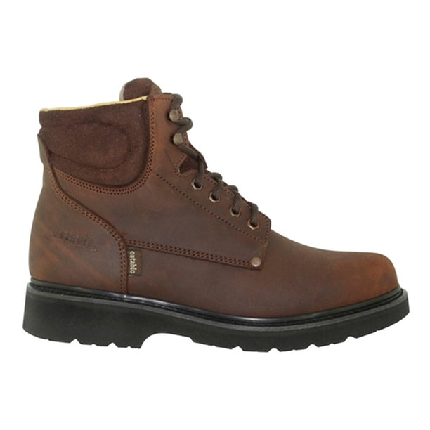 Bota Industrial De Trabajo Con Casquillo Establo Modelo 504 Café Crazy