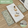 thumbnail image 4 of KUETH Kitchen Mats for Floor, Kitchen Rug with Anti Fatigue, Non Slip Washable Kitchen Rug, Set of 2 Kitchen Mat 17"x47"+17"x30", Runner Rug with Waterproof for Bathroon and Bedroom, 4 of 8