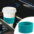thumbnail image 3 of Silicone Insulated Mug Sleeve Heat Resistant Beverage Cup Cover Protective Grip Tools/Office(Multicolor) ,Hulucky, 3 of 9
