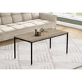 thumbnail image 4 of Dtwnek 40" Rectangular Coffee Table with Metal Legs, Perfect for Living Room, Office, Brown, 4 of 5