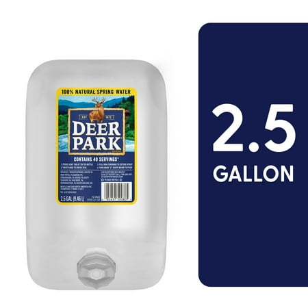DEER PARK Brand 100% Natural Spring Water, 2.5-gallon jug