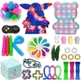 thumbnail image 1 of Ensemble de Jouets Fidget, 30 Pcs Jouet Pop it Fidget Jouet Sensoriel Ensemble de Jouets Fidget Push Pop Bubble Jouet Fidget, 1 of 7
