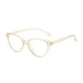 thumbnail image 2 of Joernso Blue Light Blocking Glasses Unisex Clear View Kitty Eye Shape Frame Strong Hinge Smooth Transparent with Rim Eye Clear Bluelight Glasses Spectacles, 2 of 8