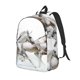 thumbnail image 1 of Easygdp Running White Horses Mochila de Lona Resistente para Laptop, Compatible con Laptops de 15 a 17 pulgadas, Ideal para Escuela, Trabajo y Viajes-Small, 1 of 5