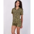 thumbnail image 2 of Real Essentials 4 Piece: Womens Long & Short Sleeve Button Down Pajama Set - Ultra Soft (Available In Plus Size), 2 of 7
