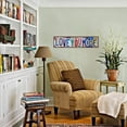 thumbnail image 4 of "Love You More" Vintage License Plate Style Metal Wall Sign, 15x4" Romantic Rustic Wall Sticker Decor for Living Room, Bedroom & Entryway, 4 of 6