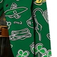 thumbnail image 4 of SBYOJLPB Blouse Décontractée Mode Homme Imprimé Saint-Patrick à Manches Longues avec Boutons, 4 of 5