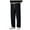 Black, variant on Men's Casual Pants Men's Spring And Autumn Plus Loose Casual Pure Straight Leg Sweatpants Knit Pants Black 4XL