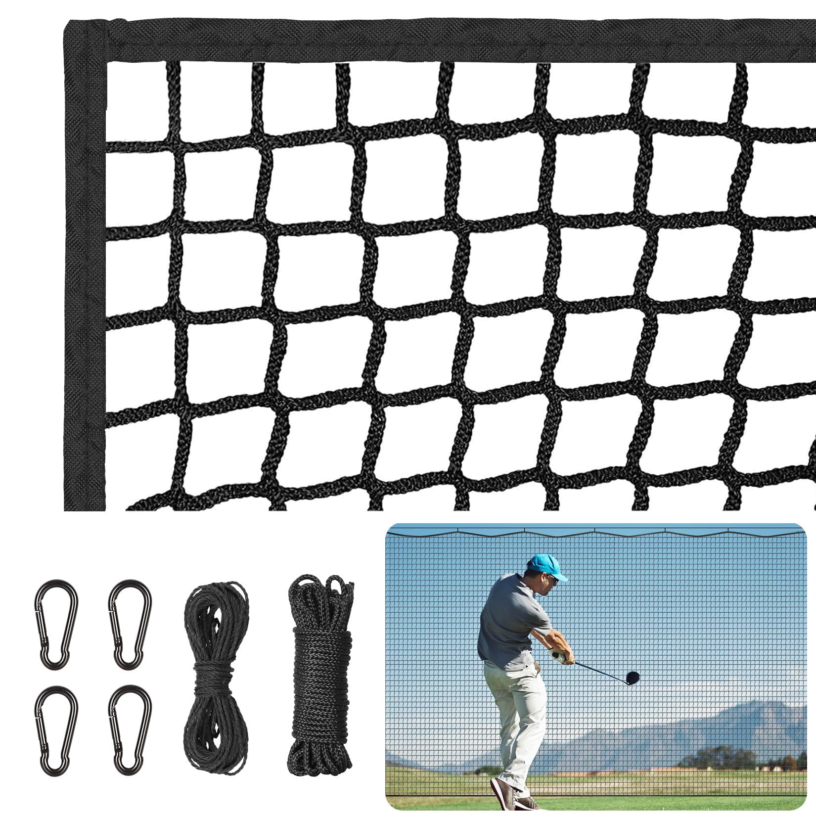 SKLZ Home Golf Driving Range Kit with 7‚Äô Net, Balls, Launch Pad