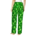 thumbnail image 3 of Xecao St Patrick's Day2 Women's Straight Lounge Pajama Pants: The Epitome of Relaxed Sleepwear, 3 of 9