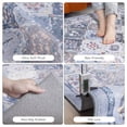 thumbnail image 5 of Jamfeel Modern Abstract Rugs for Living Room Retro Print Low Pile Washable Rug Non-slip Carpet Room Decor 6'x9' Blue, 5 of 6