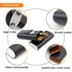 thumbnail image 4 of Humidores de 3 dedos fabricados en cuero con humidificadores de puros forrados en madera de cedro Cortapuros plateado Xemadio LKX-1307-2, 4 of 6