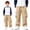Khaki, variant on Boys Cargo Pants Straight Leg Casual Trousers Loose Fit Long Pants For Kids And Big Boys Fall Comfortable Outdoor Play Boys Cargo Pants Size 5-6 Years