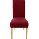 thumbnail image 1 of CHAO Funda para silla de boda Jacquard elástica lavable barata para comedor interior rojo, 1 of 3