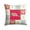 Grey, variant on 14 x 3 x 14 in. White Domestic Mouse Love Fabric Decorative Pillow