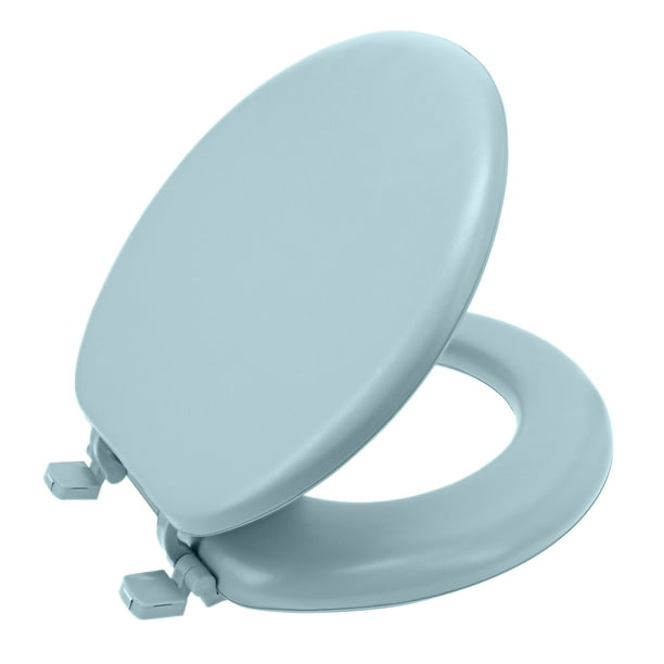 Ginsey Round Soft Toilet Seat, Mineral Blue - Walmart.com - Walmart.com