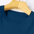 thumbnail image 5 of Womens Thin Fall Sweaters, Long Sleeve Pullover for Women Lightweight Casual Loose Fit Solid Color Knitted Crewneck Sweater Tops S-3XL, 5 of 5