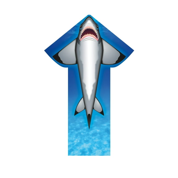 XKites SkyFlier Shark Kite, Blue & Gray, 50"