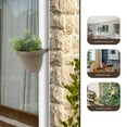 thumbnail image 5 of LOLIPPYY Hanging Planters for Outdoor Plants Tube Hanging Planter Plastic Coffee Elegant 1Pcs, 5 of 8