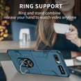 thumbnail image 6 of Allytechgroup Galaxy Z Flip 1 Magnetic Case, Compatible with Car Mount Shockproof Ring Holder Anti-Scratch Bumper Slim Hard PC Cover Phone Case for Samsung Galaxy Z Flip1, Darkblue, 6 of 11