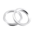 thumbnail image 5 of Unique Bargains 2 Pcs 56.1mm to 64.1mm Universal Car Hub Centric Rings Silver Tone, 5 of 6