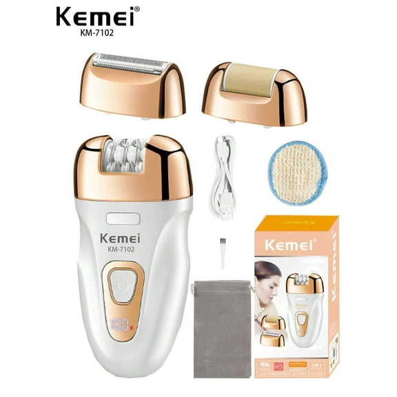 Kemei New Epilator KM-7102 Electric Hair Reomoal Device Painless Hair Remove For Women Body
