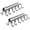 12 Hooks Black(2 Pack), variant on Cup Holder Under Cupboard,Kitchen Under Cabinet Utensils Hanging Hooks Rack, Drilling Free Cabinet Door Hanging Hook Rack,6 Hooks Kitchen Storage Utensil Organizer Hook Rack(2 Pack Black)