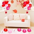 thumbnail image 3 of Ballons Rouges Roses Ensemble de Ballons de la Saint-Valentin Lettres Romantiques Imprimées Cœur d'Amour Décoration Scène Diy Fête de Vacances pour la Saint-Valentin, 3 of 8