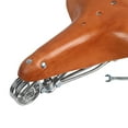 thumbnail image 3 of yingyy Coussin de Siège de Bicyclette Grand Robuste Conçu avec 3 Ressorts pour un Soulagement Optimal de la Pression Selle de Vélo Rétro Point de Conduite Brun Clair 11.42x8.46x0.47 Pouces, 3 of 6
