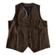 thumbnail image 4 of pstuiky Camisetas sin mangas para hombre, Top casual de moda con múltiples bolsillos y cuello en V sin mangas de color sólido para hombre Tops elegantes para mujer m, 4 of 4