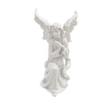 thumbnail image 1 of Figura de ángel de resina, estatua decorativa, colección de recuerdos, miniatura Blanco, 1 of 9