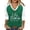 Green, variant on Trendfront Womens Christmas Graphic T Shirts V Neck 3/4 Raglan Sleeve Merry Holiday Winter Tee Tops for Christmas Gatherings And Winter Wear