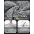 thumbnail image 2 of Pioneer Camp Men's Sherpa Lined Sweatpants Winter Warm Fleece Joggers Heavyweight Thermal Pants for Athletic Lounge Running, 2 of 6