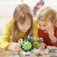 thumbnail image 3 of Building Blocks for Adults- Succulent Building Toys, Bonsai Botanical Collection Toy Building Sets, Plants and Flowers DIY Home Decoration, Gifts for Women Kids (Not Compatible with Lego), 3 of 6