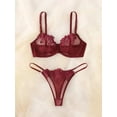 thumbnail image 2 of Burgundy Lingerie Set, 2 of 4