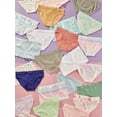 thumbnail image 7 of Justice Girls Seamless Bikini Undies, 5-Pack, Sizes 6-16, 7 of 7