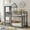 Grey, variant on White pinewood twin over twin bunk bed - Provides a stable and air - circulated sleeping area