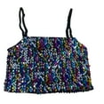 thumbnail image 4 of MuXiKeJi Clothes Girls Sparkling Adjustable Sequin Crop Top with Elastic Band for Festive Wear, 4 of 4