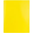 thumbnail image 5 of JAM Paper POP Plastic Folders with Clasps, Yellow, 6 per Pack, 5 of 5