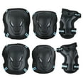 thumbnail image 3 of SILENRADAWN Biking Knee Pads 1 Set of Protective Gear for Cycling Skateboarding in Black Blue for Safety, 3 of 8