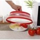 thumbnail image 5 of Funda plegable para salpicaduras de microondas, cubierta ventilada para alimentos de microondas, apta para lavavajillas, silicona y plástico sin bpa Afortunado Sencillez, 5 of 5