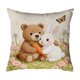 thumbnail image 2 of Uuiauoio Cute Animals Decorative Throw Pillow Cover , Animals Family Animals Outdoor Pillow Cases Square Standard Cushion Cover for Sofa Couch Bed Car 17.72x17.72 inch, 2 of 6