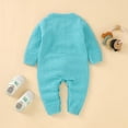 thumbnail image 6 of GYRATEDREAM 0-24M Baby Boy Girl Knitted Romper Outfits Infant Sweater Long Sleeve Jumpsuit Overalls One-piece Bodysuit Outerwear, 6 of 6