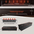 thumbnail image 5 of 59.1" Electric 3D Water Vapor Fireplace,650W/1300W Heating,Smart APP/Remote Control,Realistic Mist Multi-Color Flame,Decor & Humidifier, 5 of 10