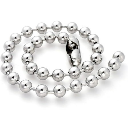 1Pcs 304 Stainless Steel Ball Chain Necklaces Minimalist Chain Necklace Choker