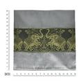 thumbnail image 4 of AeraVida Pewter Playful Elephant Pair Silk Throw Pillow Cushion Cover Set, 4 of 6