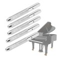 thumbnail image 4 of 5 Pcs Piano Tuning Pegs Silver Stainless Steel High Quality Musical Instrument Accessories, 4 of 4
