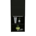 thumbnail image 4 of Dtwnek Bathroom Wall Cabinet with 2 Interior Shelves, Black, 4 of 6