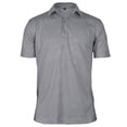 thumbnail image 1 of Monterey Club Men's Leaves Emboss Texture Golf Polo Shirt #1289, 1 of 2