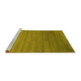 thumbnail image 2 of Ahgly Company Machine Washable Indoor Rectangle Abstract Yellow Contemporary Area Rugs, 2' x 4', 2 of 4